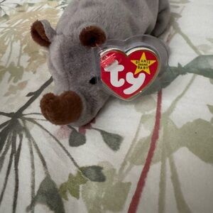 Ty Beanie Babies “Spike” Rhino Plush